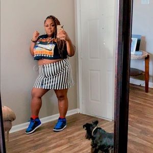 Forever 21 plus leatherette skirt